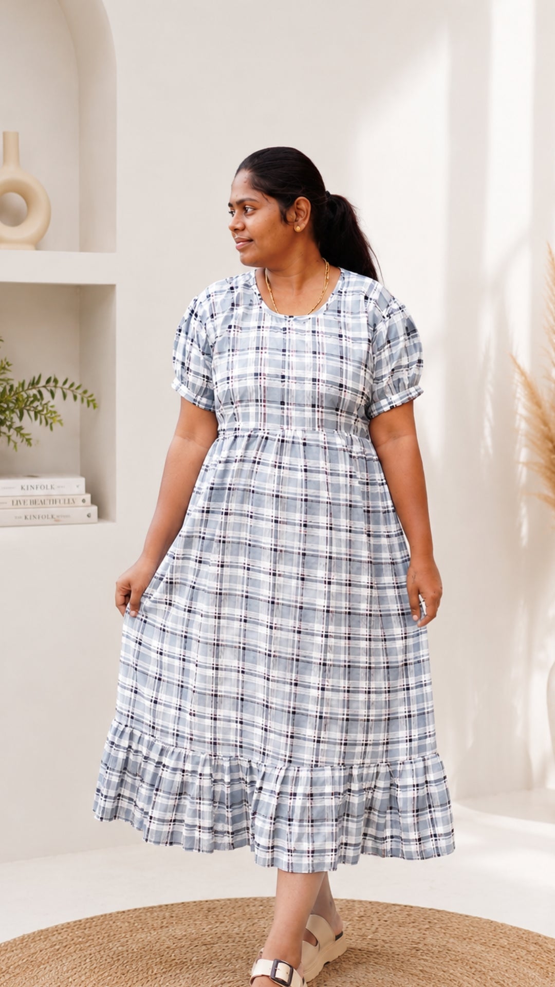 Maxi style - Checked pattern