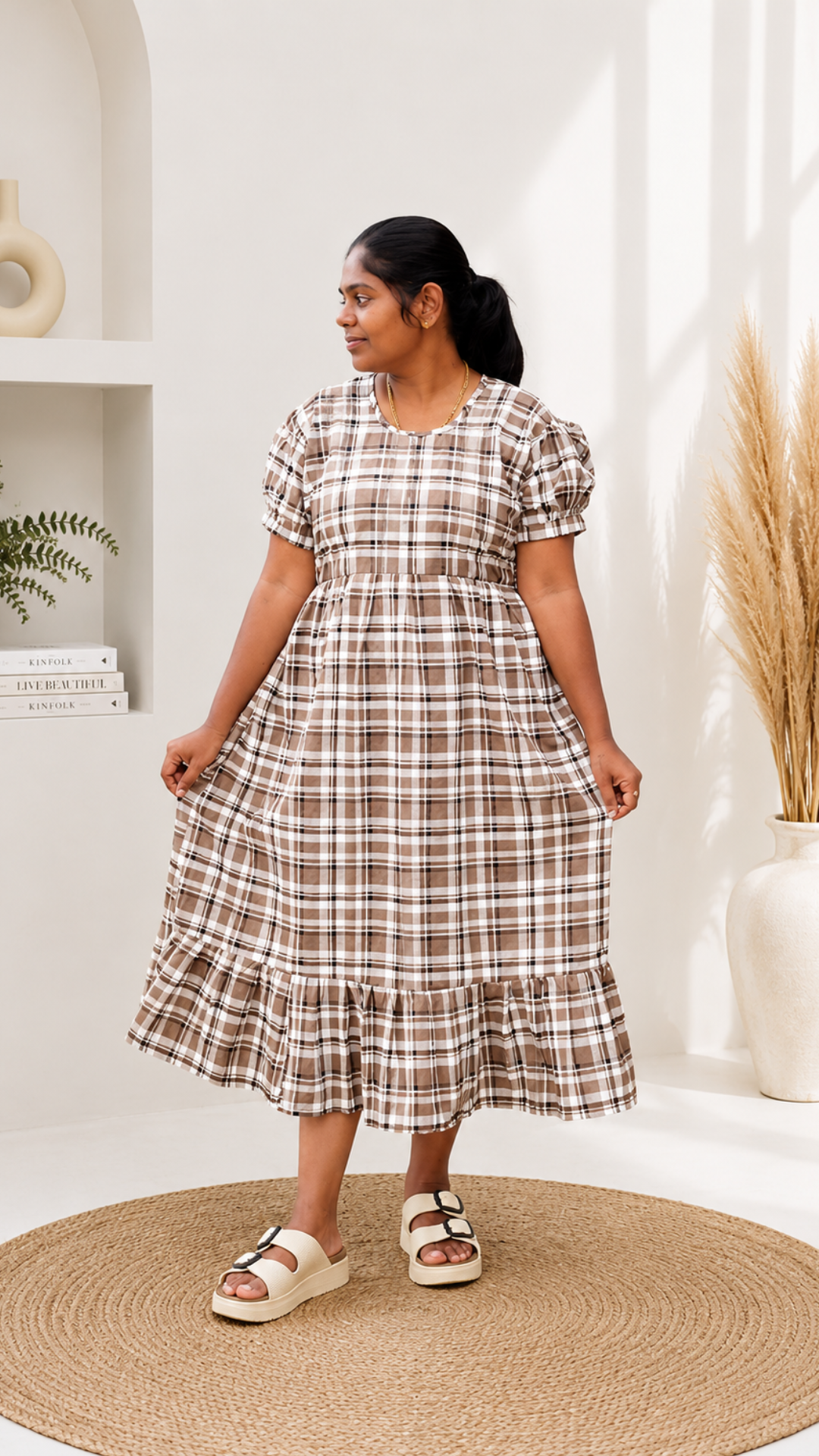 Maxi style - Checked pattern