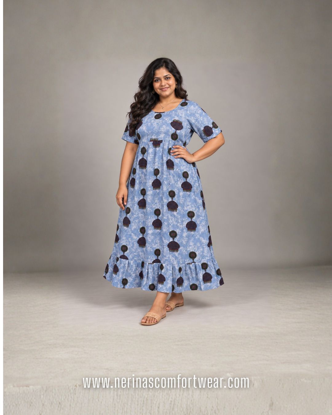 Nerina's Jhumka Frock Nighty