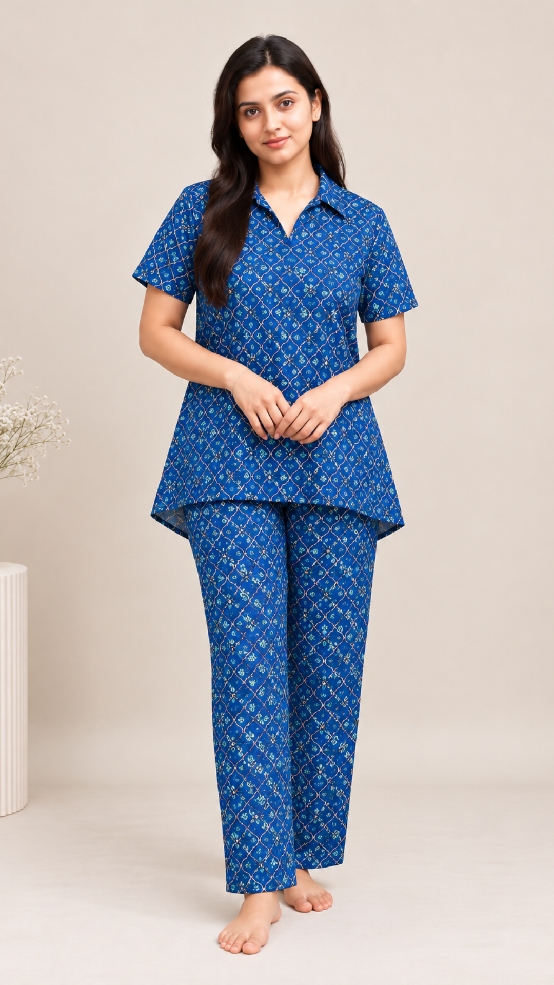 Night Suit - Dark blue - Co-ords