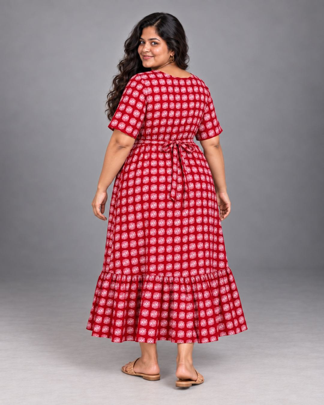 Crimson Frock Nighty