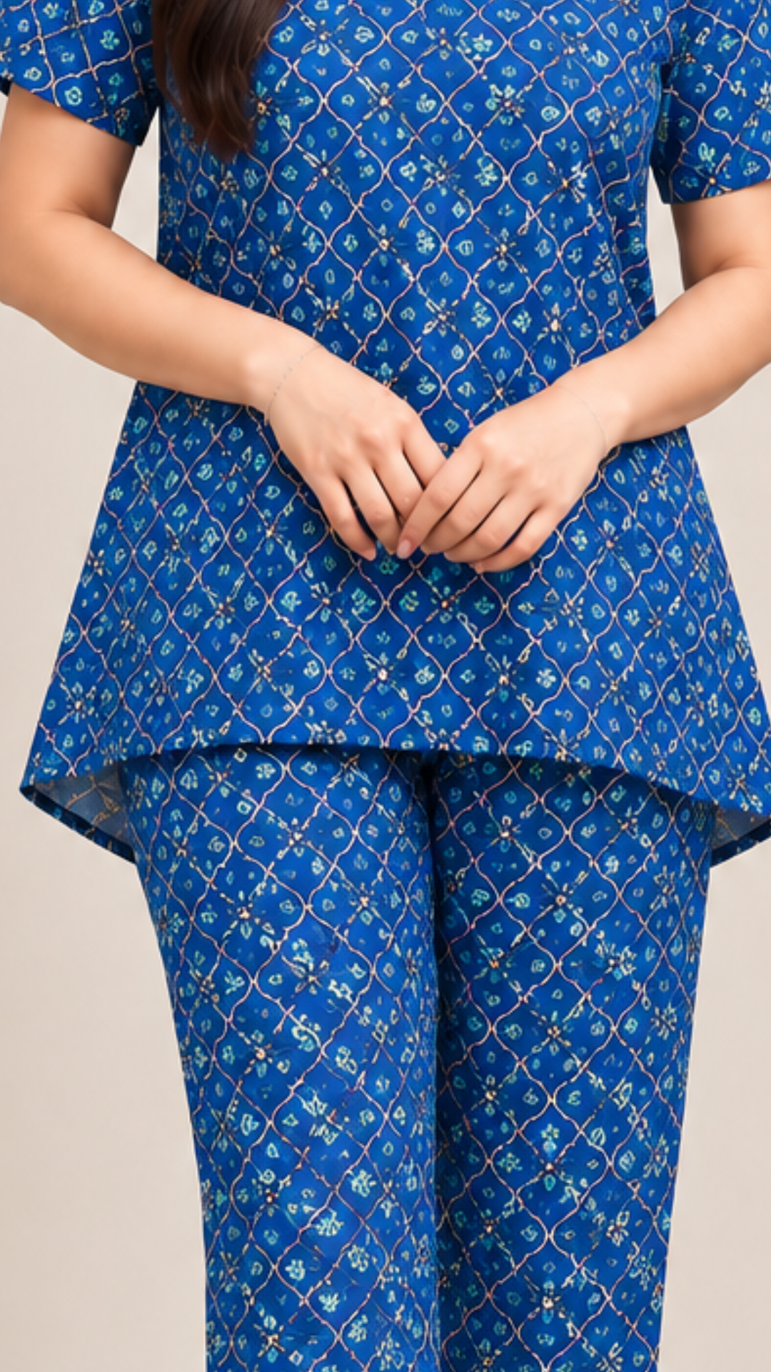 Night Suit - Dark blue - Co-ords