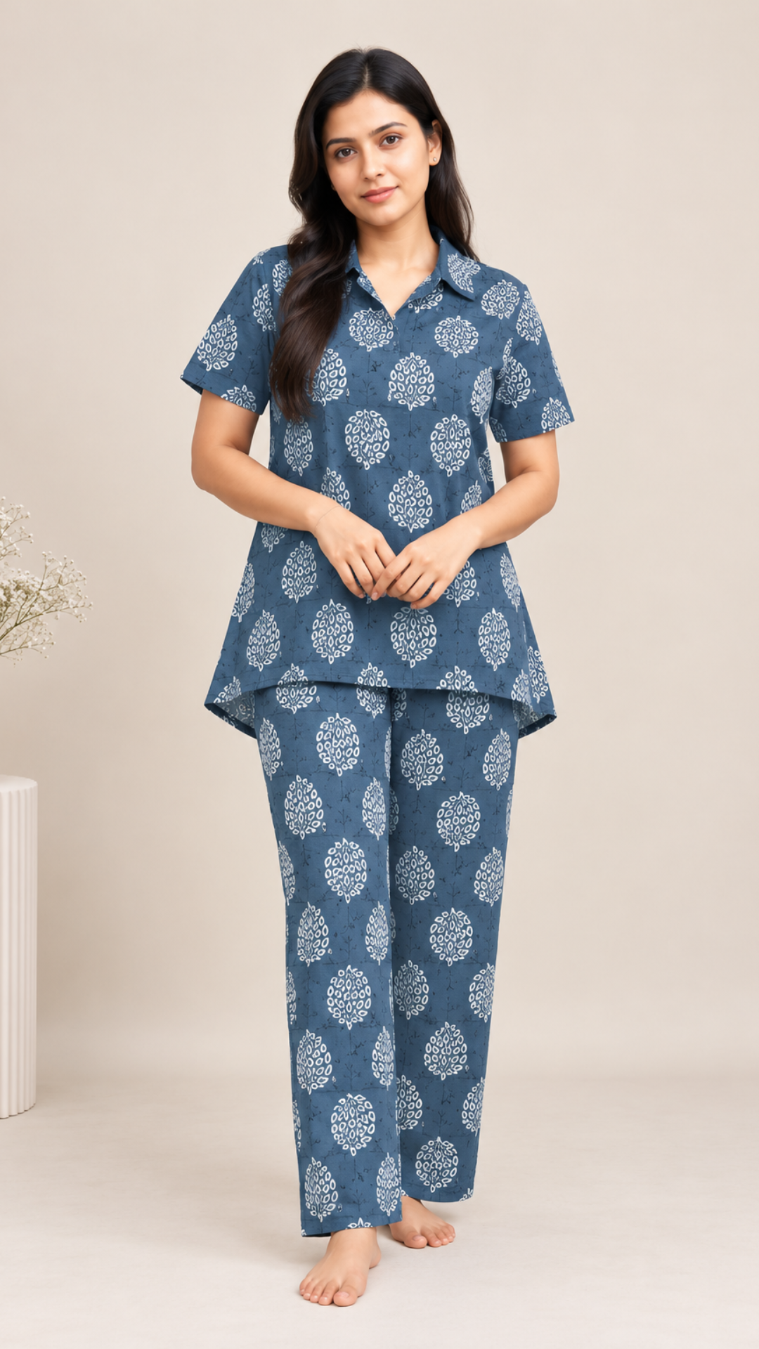 Night Suit - Grey - Co-ords