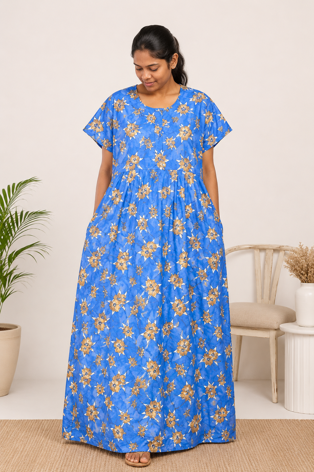 Frock model - Vibrant Big Floral