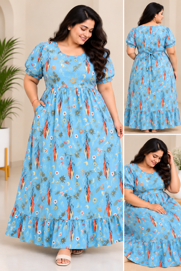 Island Blossom Nighty-Frock Nighty