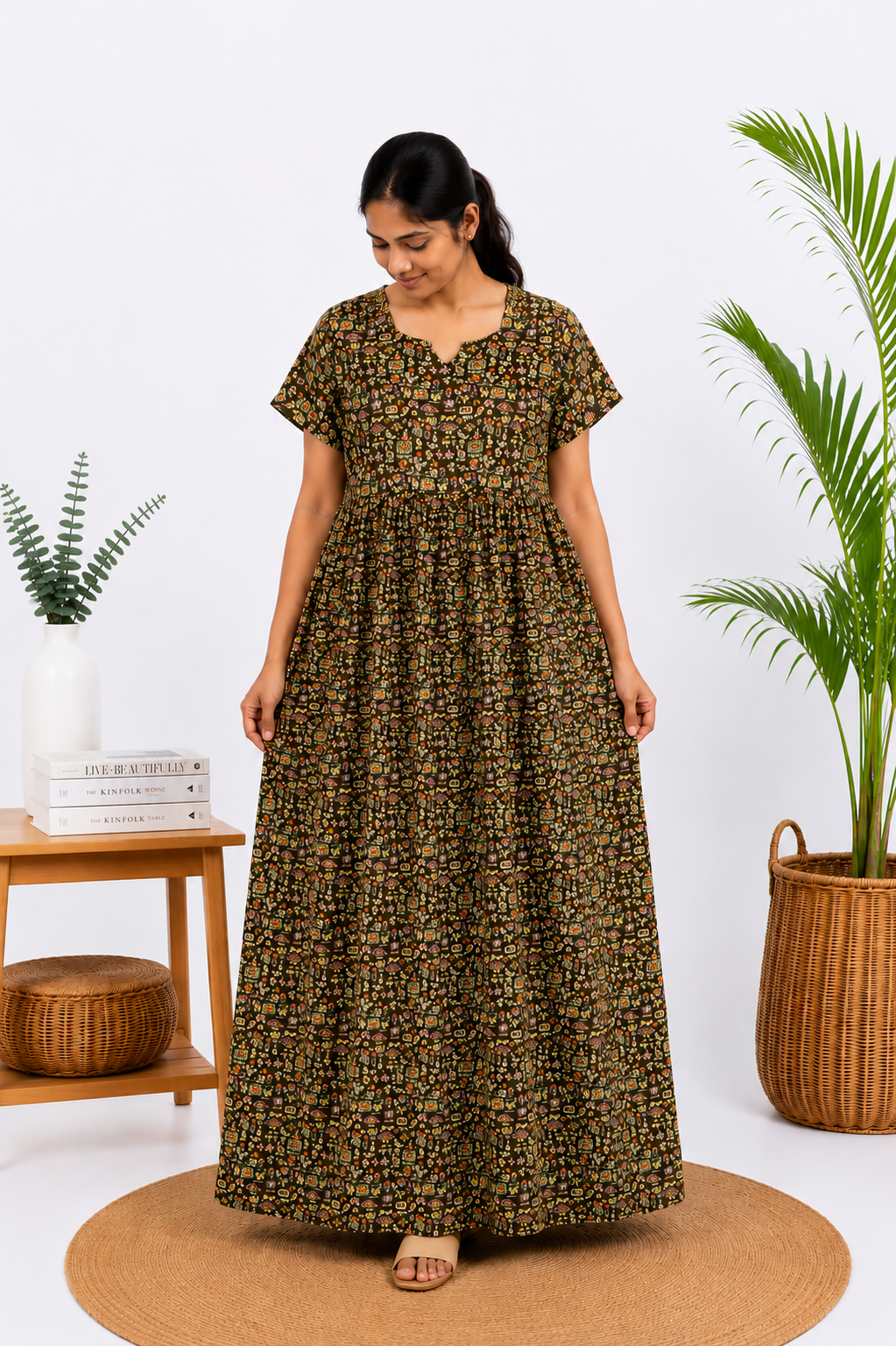 Frock model - Tribal pattern