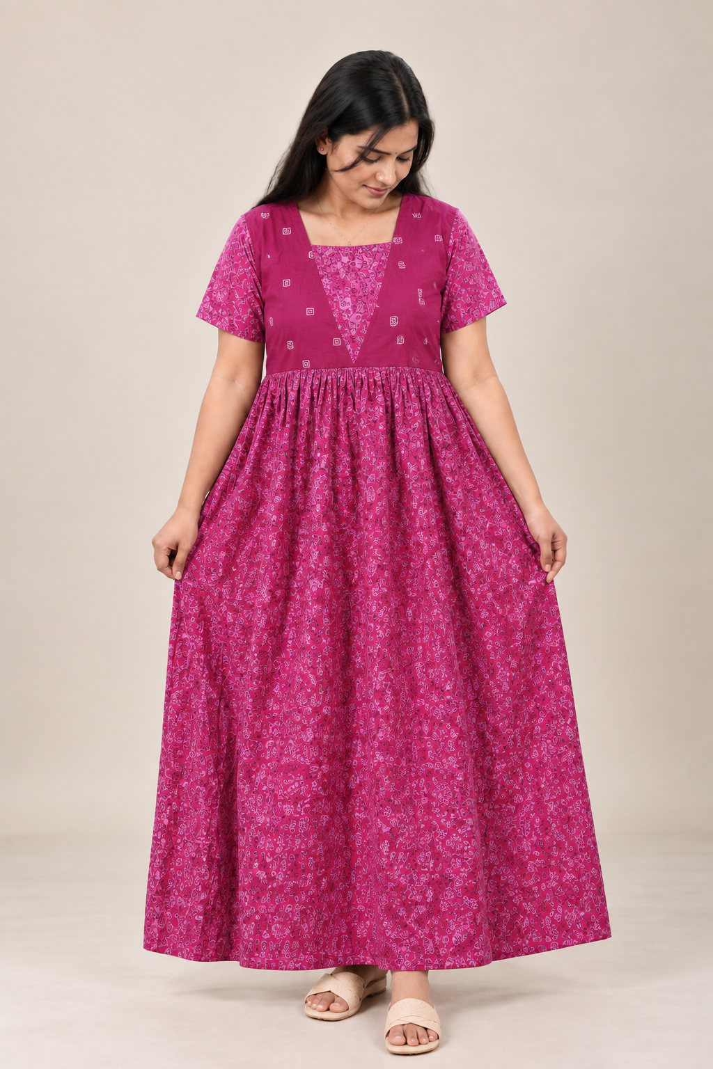 Box floral-Maxi Nighty