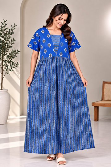 Zigzag-Maxi Style nighty