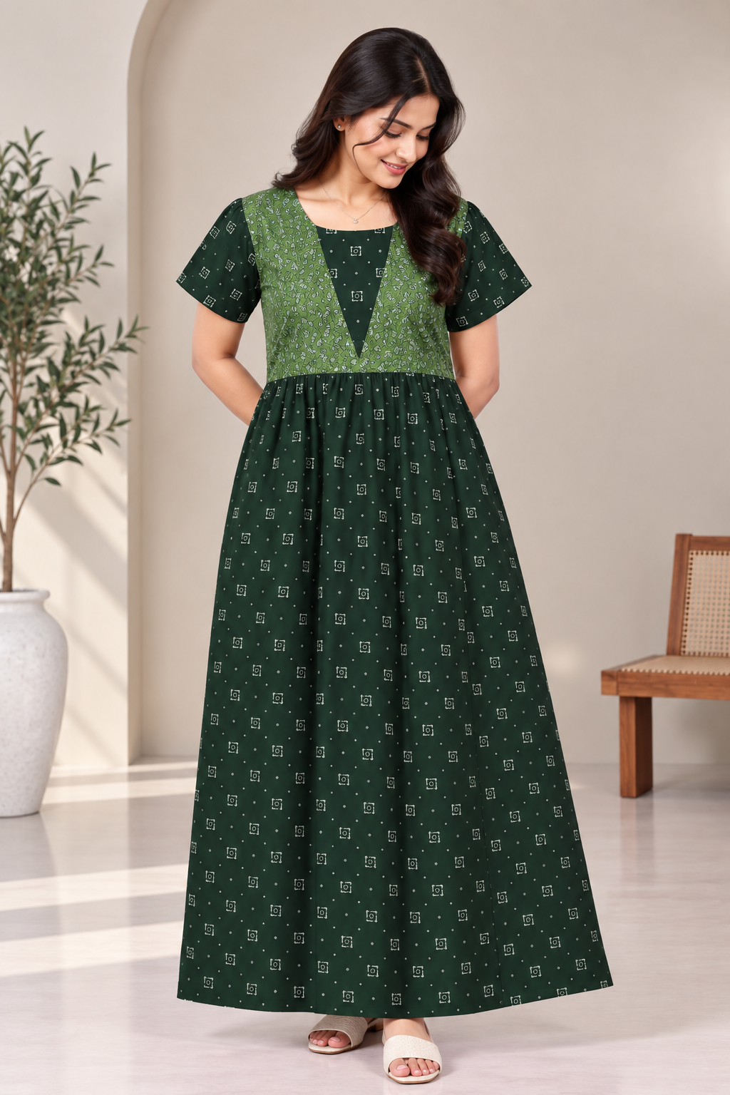 Floral box - Maxi Style nighty