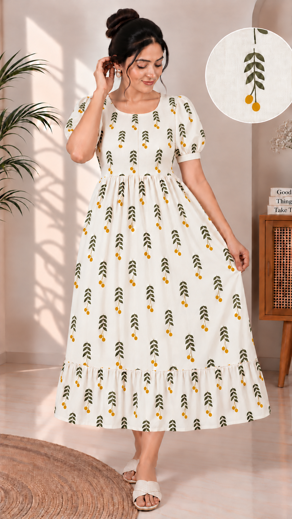 White Blossom-Frock Nigthy