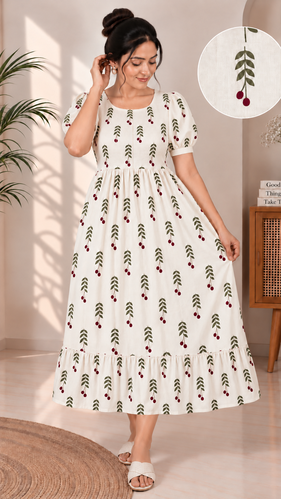 White Blossom-Frock Nigthy