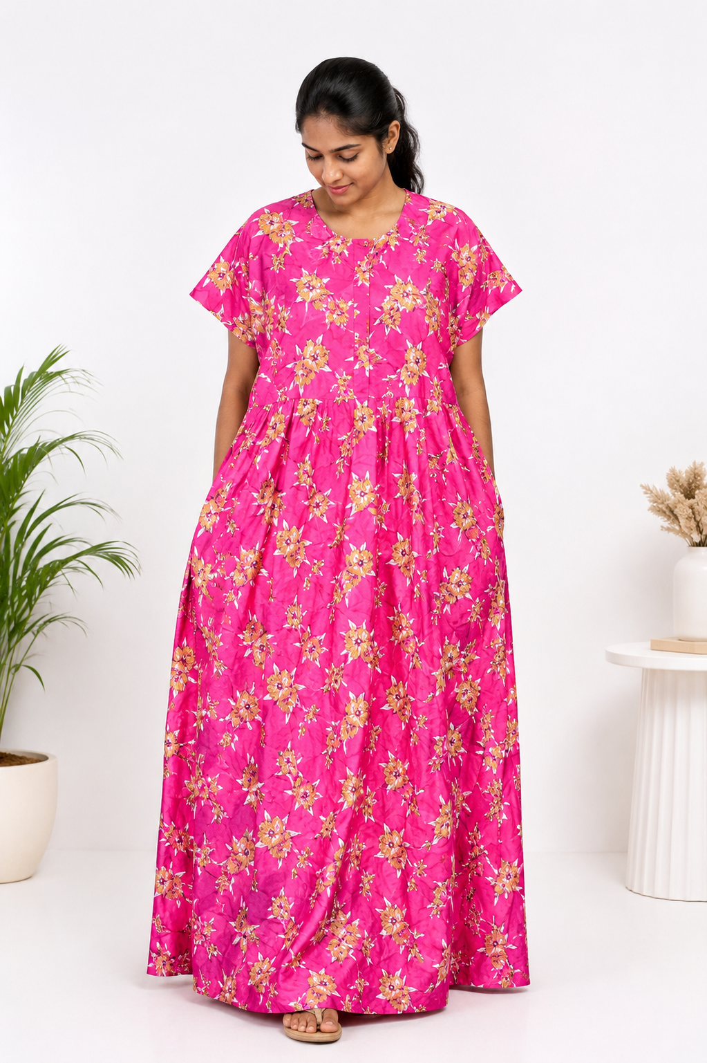 Frock model - Vibrant Big Floral