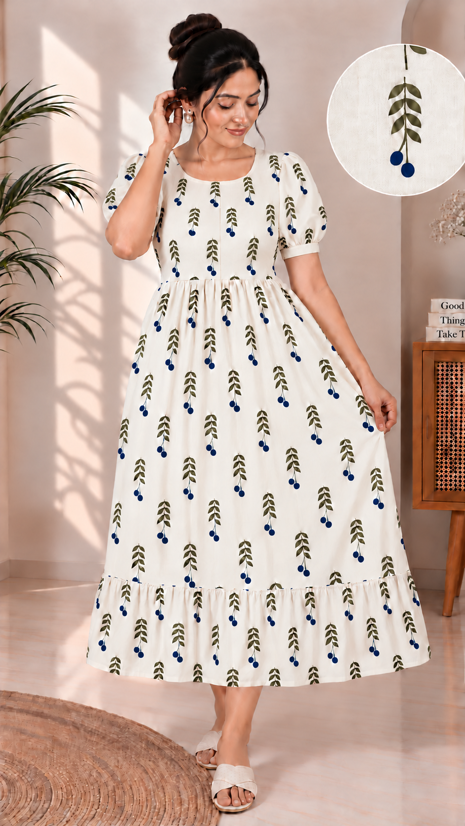 White Blossom-Frock Nigthy