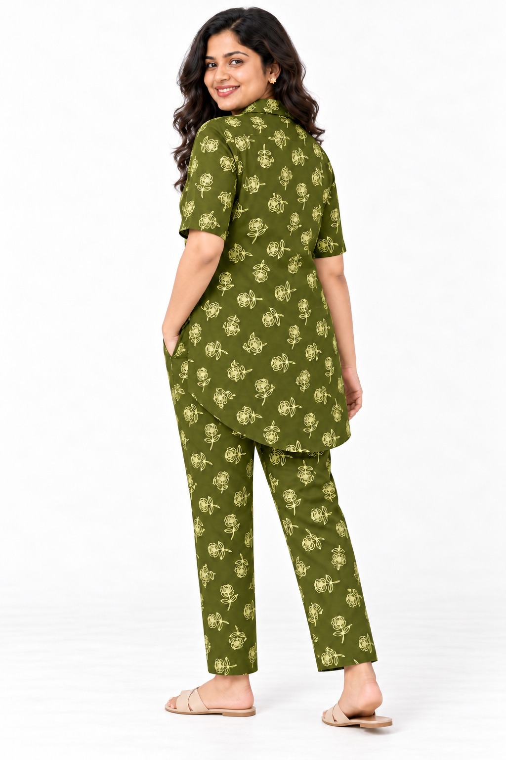 ROSE GREEN - NIGHT SUIT