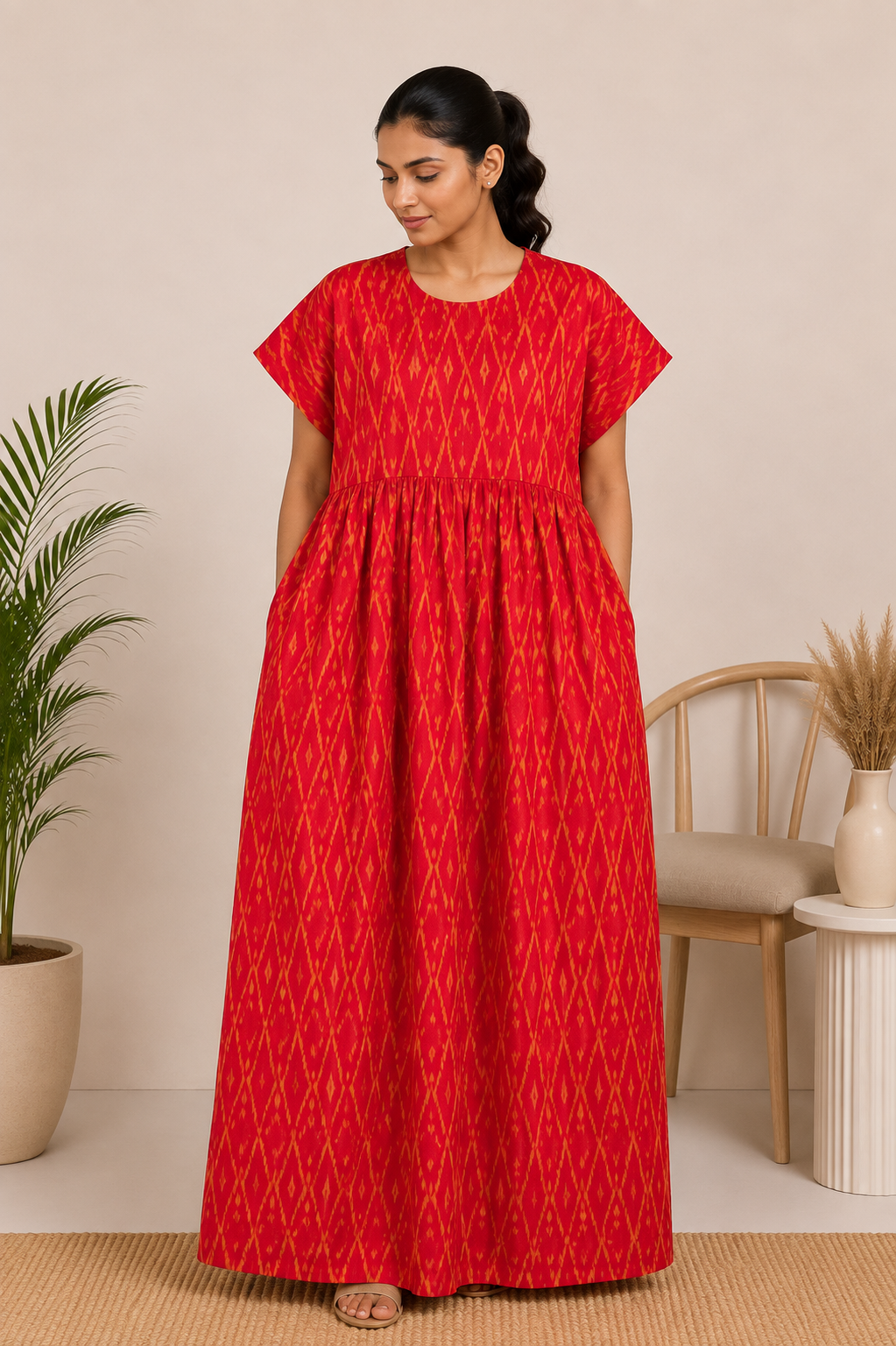 Royal ikat print Nighties