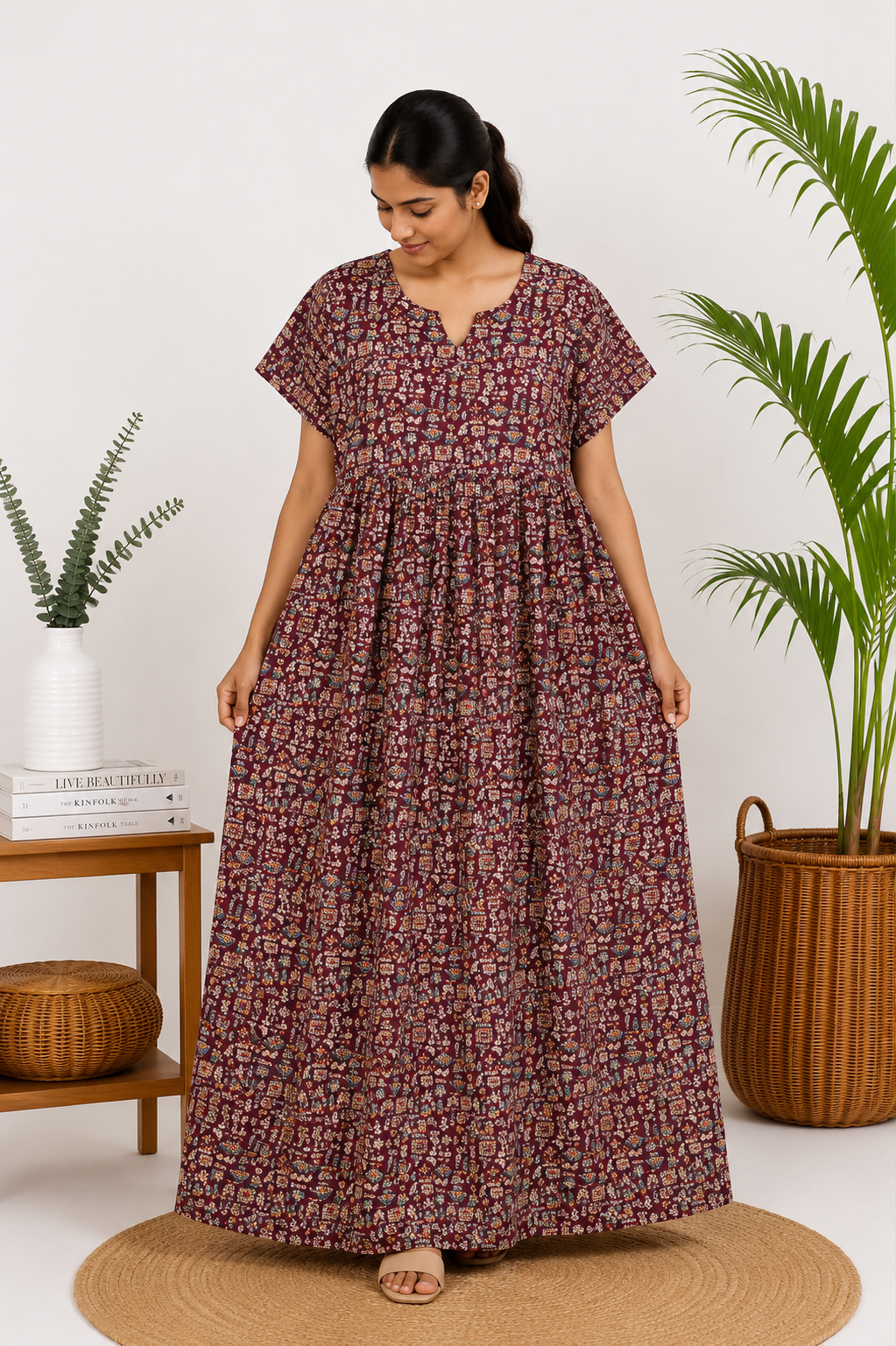 Frock model - Tribal pattern
