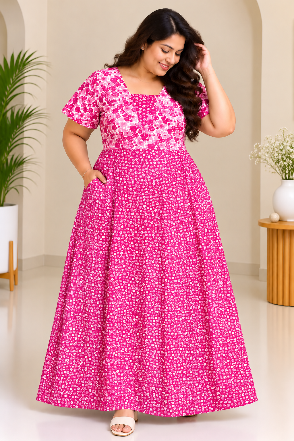 Flora Fusion- Frock Nighty