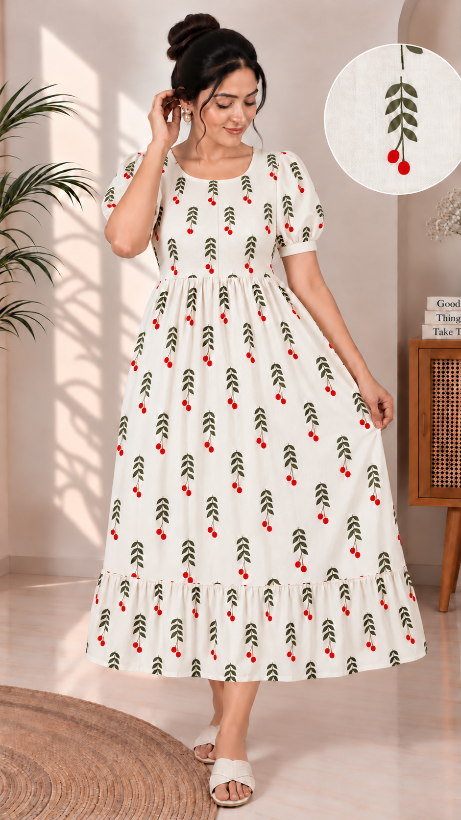 White Blossom-Frock Nigthy