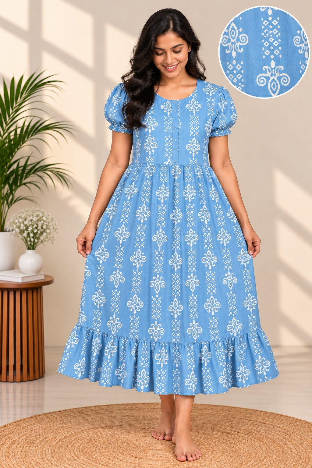 Kolam frock nighty