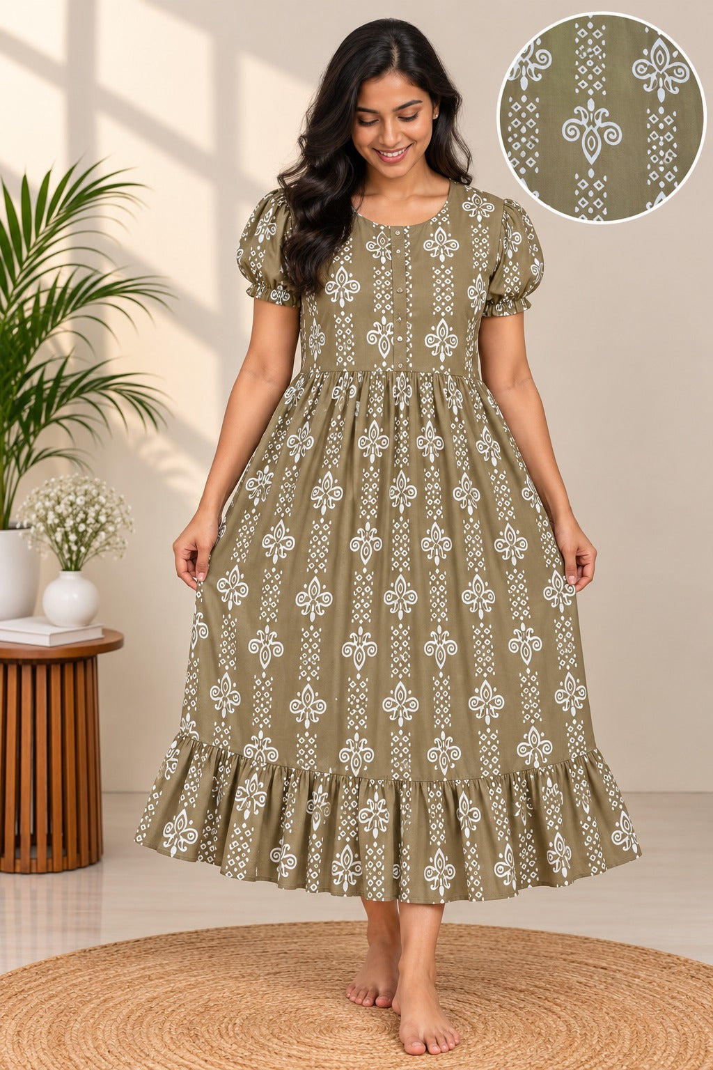 Kolam frock nighty
