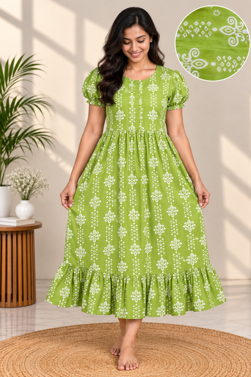 Kolam frock nighty