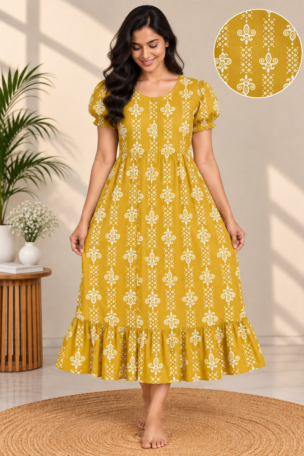 Kolam frock nighty