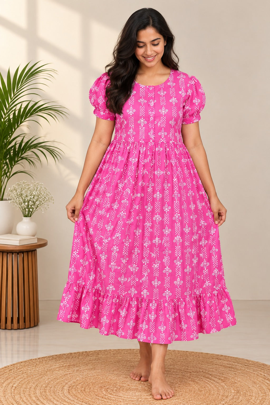 Kolam frock nighty