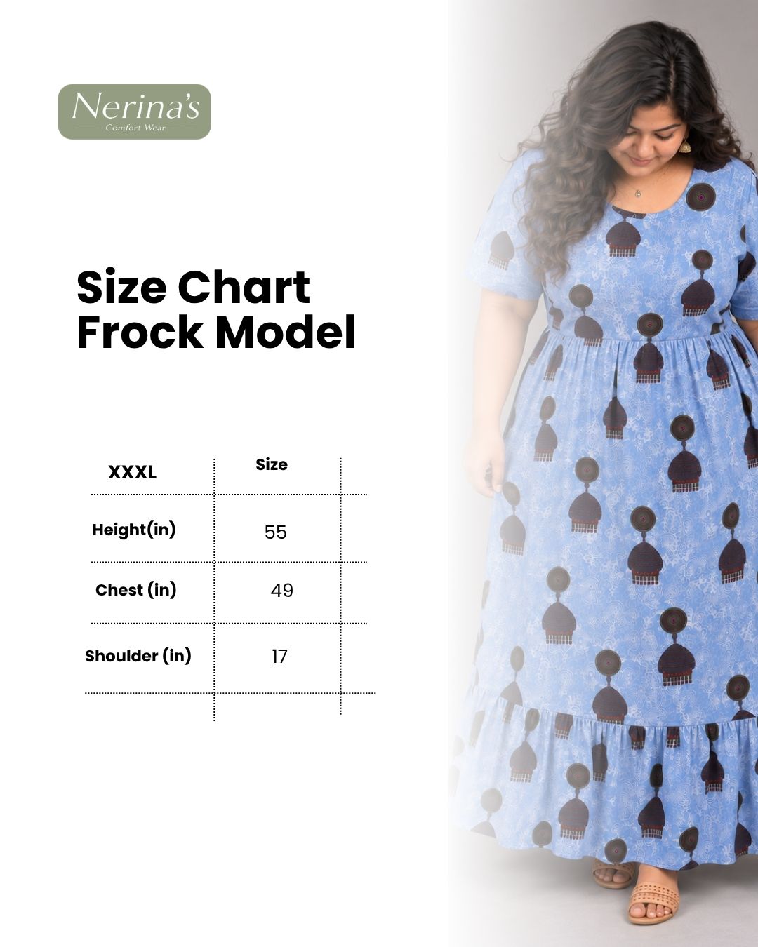 Nerina's Jhumka Frock Nighty